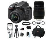 Nikon D3300 DSLR Camera with 18 55mm and Sigma 70 300mm Lens Bundle and 32GB Deluxe Accessory Kit