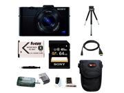 Sony DSC RX100M II Cyber shot Digital Camera with 64GB Accessory Bundle