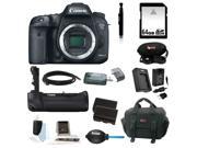 Canon EOS 7D Mark II Digital SLR Camera Body Only with Battery Grip and 64GB Deluxe Accessory Kit