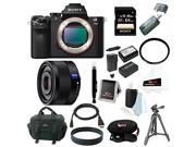 Sony a7 ii Alpha a7II ILCE 7M2 B Interchangeable Digital Lens Camera Body Only and Sony SEL35F28Z Sonnar T* FE 35mm F2.8 ZA Full frame Prime Lens with Sony 6