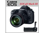 Canon EOS 5D Mark III 22.3 MP CMOS Digital SLR Camera Canon Battery Grip BG E11