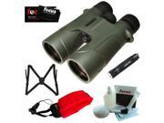 Vortex D5010 10x 50mm Diamondback Binocular with KeyChain LED Flashlight Binocular Harness Red Foam Strap and Cleaning