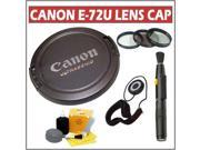 Canon E 72U Snap On Lens Cap With Accessory Kit