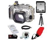 Canon Waterproof Case WP DC51 for PowerShot S120 with Two Rechargeable Lithium ion Batteries and 32GB Deluxe Accessory Kit