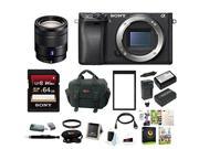 Sony a6300 Mirrorless Digital Camera Body Only with Vario Tessar 16 70mm Lens Focus Accessory Bundle