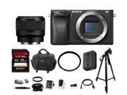 Sony a6300 Digital Camera Body Only with FE 50mm Lens Focus Bundle