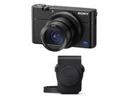 Sony DSC RX100M5 Cyber shot Digital Camera w Vertical Soft Case