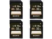 Sony 32GB Class 10 UHS 1 SDHC Memory Card 4 Pack