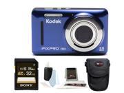 Kodak PIXPRO Friendly Zoom FZ53 Blue Sony 32GB Class 10 70MB s SDHC Memory