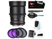 Rokinon DS 35mm T1.5 Cine Lens for Sony E Mount Accessory and Filter Bundle