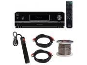 Sony 2 Channel Stereo Receiver w 6 Outlet Power Strip 6 HDMI Cable Blk