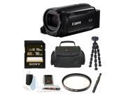 Canon VIXIA HF R72 Full HD 1080p Camcorder with Focus Camera Deluxe SLR Soft Case 16GB Accessory Bundle