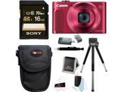 Canon PowerShot SX620 HS Digital Camera Red with 16GB Accessory Bundle