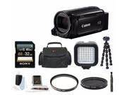 Canon VIXIA HF R72 HD 1080p Camcorder with Focus Camera Deluxe SLR Soft Photo Case 32GB Accessory Bundle