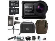 Nikon KeyMission 170 w Nikon Accessory Pack 64GB SD Card Bundle