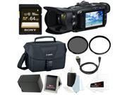 Canon VIXIA HF G40 Full HD 1080p Camcorder w EOS Shoulder Bag for DSLR Cameras 64 GB SD Card Bundle