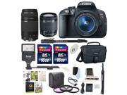 Canon Rebel T5i w 18 55mm and 75 300mm lenses Promotional Holiday Bundle