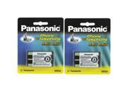 2 PACK Panasonic Cordless Telephone Battery HHR P104A
