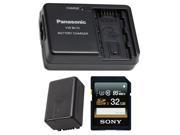 Panasonic Camcorder Battery and External Charger Travel Pack VBT 190