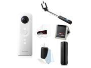 Ricoh Theta SC 360° video and still camera White with Focus accessory bundle