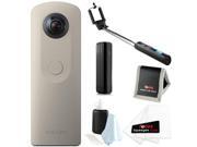 Ricoh Theta SC 360° video and still camera Beige with Focus accessory bundle