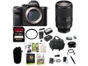 Sony a7R II Full Frame Mirrorless w Sony FE 70 300mm G OSS Lens 64GB Acc Kit