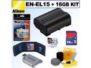 Nikon EN EL14 Rechargeable Li Ion Battery 16GB Deluxe Kit
