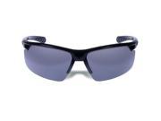 Gargoyles Stakeout Sunglasses Black Frame Smoke w Silver Mirror Lens