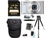 Canon PowerShot SX620 HS Digital Camera Silver with 16GB Accessory Bundle