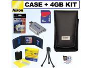 Nikon Coolpix S Series Leather Case 8GB Gigabyte SD Secure Digital Memory Card Accessory Kit
