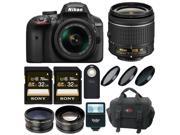 Nikon D3400 DSLR Camera with 18 55 Lens and 64GB Kit Flash Filters and Bundle