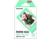 Fujifilm INSTAX MINI Sky Blue Frame Film (10 Sheets)