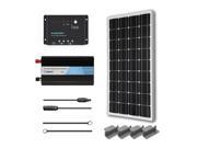 Renogy 100 Watt 12 Volt Monocrystalline Solar Complete Kit with Wanderer
