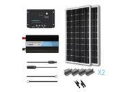Renogy 200 Watt 12 Volt Monocrystalline Solar Complete Kit with Wanderer