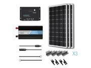 Renogy 300 Watt 12 Volt Monocrystalline Solar Complete Kit with Wanderer