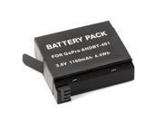 1160mAh Replacement Battery for GoPro AHDBT 401 HERO4 Black Silver 3.8V 4.4wh
