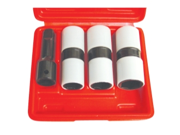 4 Piece 1 2 Drive Thin Wall Flip Impact Socket Set with Protective Sleeves