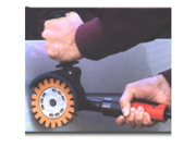 18258 Autobrade 0.4 HP 3 200 RPM Eraser Wheel Tool