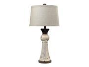 Dimond Distressed Pearlescent with Rust Lorraine Table Lamp