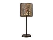 Elk Lighting Woodland Sunrise 1 Light Portable Lamp in Aged Bronze 31072 1