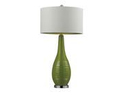 Dimond Lime Green with Silver Accents and Chrome Base HGTV Table Lamp