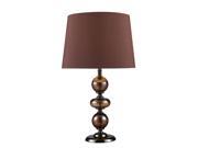 Dimond Bronze and Coffee Plating Dravos Table Lamp