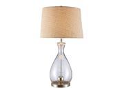 Dimond Clear Crystal and Chrome Longport Table Lamp