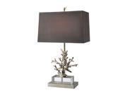 Dimond Polished Nickel and Clear Crystal Covington Table Lamp