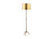 Hudson Valley Burton 1 Light Floor Lamp w Meta Vintage Brass L816 VB M