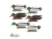 Avery GHG Pro Grade January Mallard Feeder Decoys Pack 6