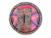 Animal Print Steering Wheel Cover and Shoulder Pad Cheetah