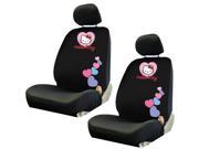 Front Low Back Car Truck SUV Bucket Seat Covers Hello Kitty Sanrio Pair