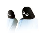 New Paws Logo Interchangeable Car Seat Headrest Covers Universal Fit for Cars Vans Trucks Sold by a Pairs