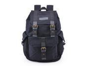 Gootium 21101BLK Specially High Density Thick Canvas Backpack Rucksack Black